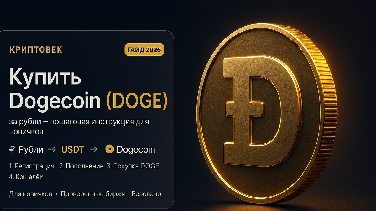 Как купить Dogecoin (DOGE) за рубли в 2026: гайд и правила выживания