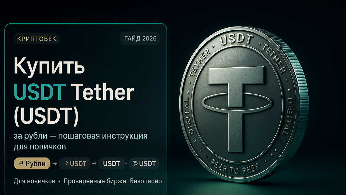 Купить USDT (Tether) — как купить USDT в России 2026